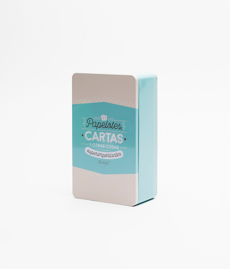 Caja Metálica - Papelotes, Cartas y Otras Cosas - Imagen 3