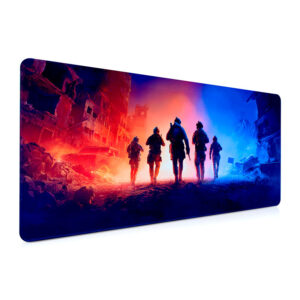 Fire & Ice Division - Mouse Pad Gamer XXL 90x40 cm Antideslizante Alfombrilla Escritorio