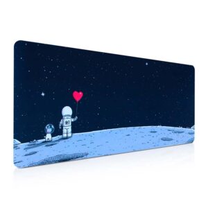 Little Astronaut - Alfombrilla Escritorio Grande 90x40 cm Diseño Aesthetic